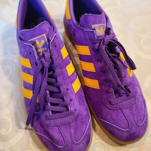 ADIDAS Originals HAMBURG Classic Purple Teal SNEAKERS Men's US 8.5. New. no box.